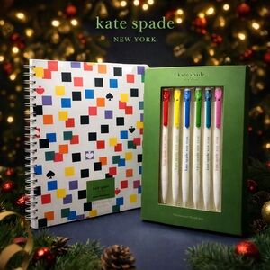 ♠️ KATE SPADE Stationery Bundle | Spiral Notebook & 5 Mechanical Pencils – NWT